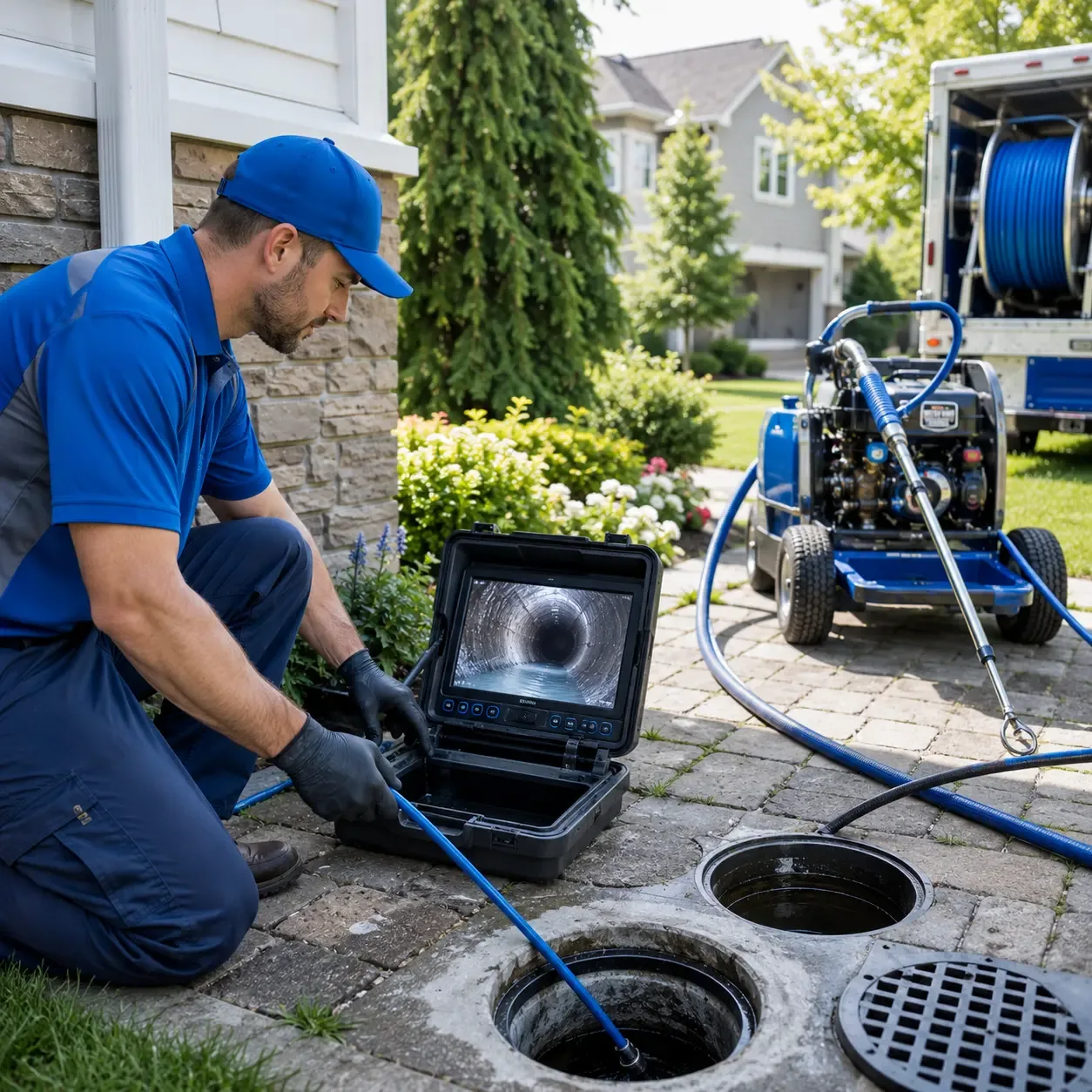 Outdoor drain cleaning professionals serving Centerville, LA